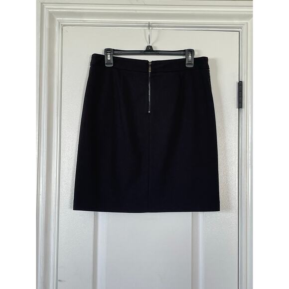 Laundry Shelli Segal Skirt Womens Houndstooth Front Slit  Size 10 - Picture 5 of 8